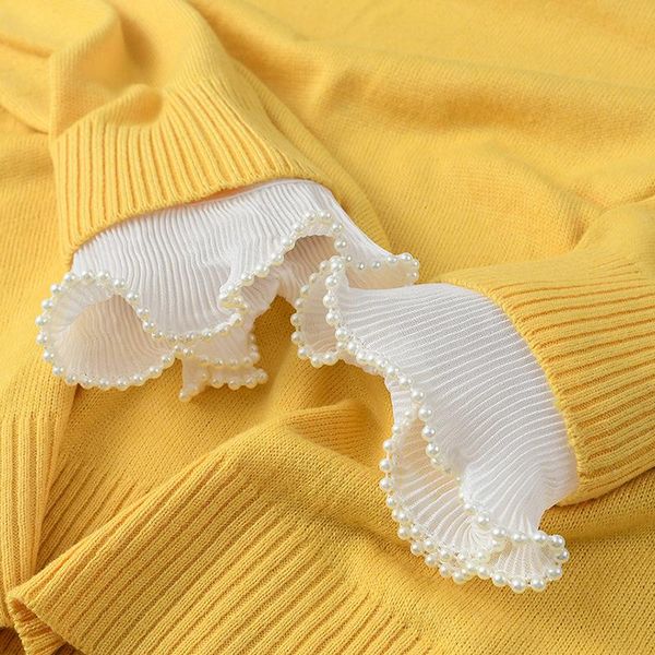 five fingers gloves 1 pair solid color girls fake flared sleeves for women lace pleated detachable sleeve cuffs female false accessory, Blue;gray
five fingers gloves 1 pair solid color girls fake flared sleeves for women lace pleated detachable sleeve cuffs female false accessory, Blue;gray