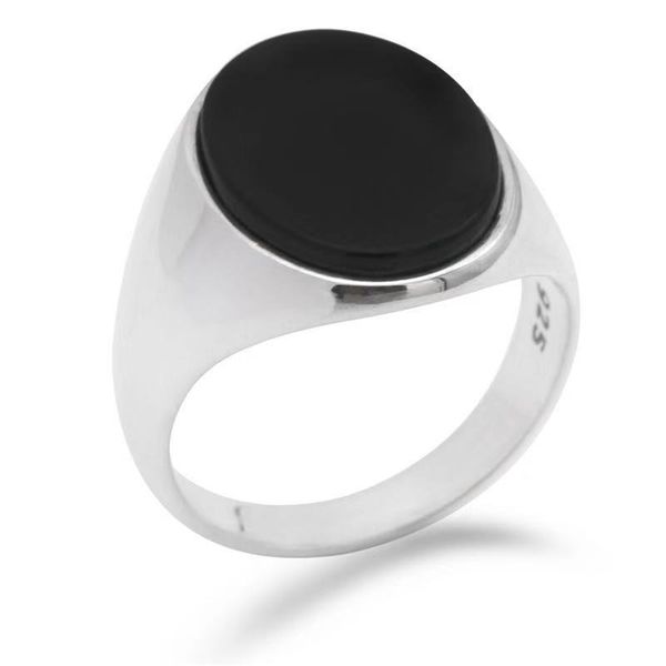 925 sterling silver men ring with black natural onyx stone aqeeq thai simple design for man women turkish jewelry 211217, Slivery;golden
925 sterling silver men ring with black natural onyx stone aqeeq thai simple design for man women turkish jewelry 211217, Slivery;golden