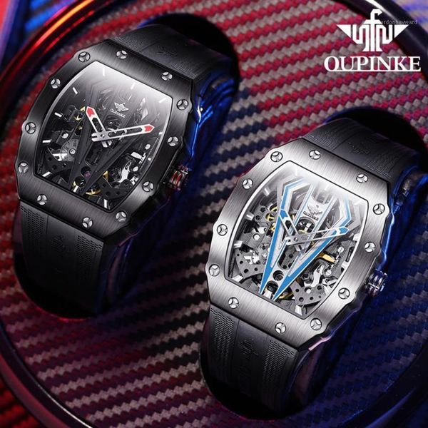 skeleton watches mechanical automatic watch men sapphire sport clock fashion wrist relojes hombre wristwatches, Slivery;brown
skeleton watches mechanical automatic watch men sapphire sport clock fashion wrist relojes hombre wristwatches, Slivery;brown