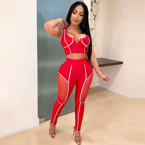 2021 summer streetwear outfits bodycon crop and mesh pants female matching set fitnesstracksuit two piece set women suit, Gray
2021 summer streetwear outfits bodycon crop and mesh pants female matching set fitnesstracksuit two piece set women suit, Gray