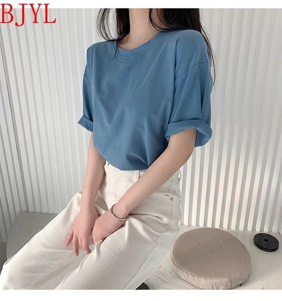 2021 summer knitted basic solid t-shirt casual cotton short sleeve tee-shirts female women new fashion s-xl 6a1i, White
2021 summer knitted basic solid t-shirt casual cotton short sleeve tee-shirts female women new fashion s-xl 6a1i, White