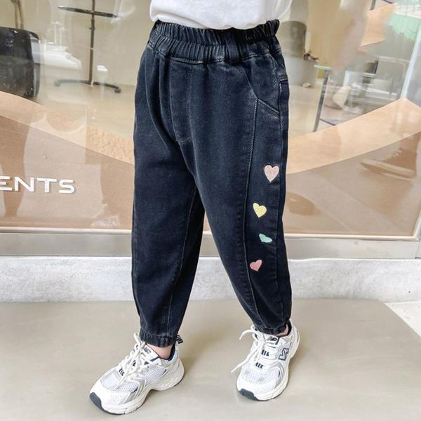 jeans for girls heart pattern kids spring autumn kid casual style children's clothes, Blue
jeans for girls heart pattern kids spring autumn kid casual style children's clothes, Blue