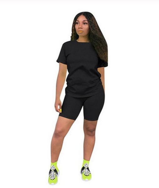 women's tracksuits 2021 women shorts sets black color sports suit madam o-neck short sleeve quality selling simple and fresh 2-piece se, Gray
women's tracksuits 2021 women shorts sets black color sports suit madam o-neck short sleeve quality selling simple and fresh 2-piece se, Gray