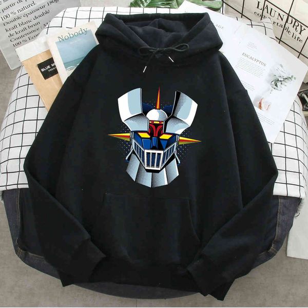 mazinger z printed men's and women's sweatshirts, loose harajuku casual wear, with pockets, long sv, urban hip-hop fashion, oversi, Black
mazinger z printed men's and women's sweatshirts, loose harajuku casual wear, with pockets, long sv, urban hip-hop fashion, oversi, Black