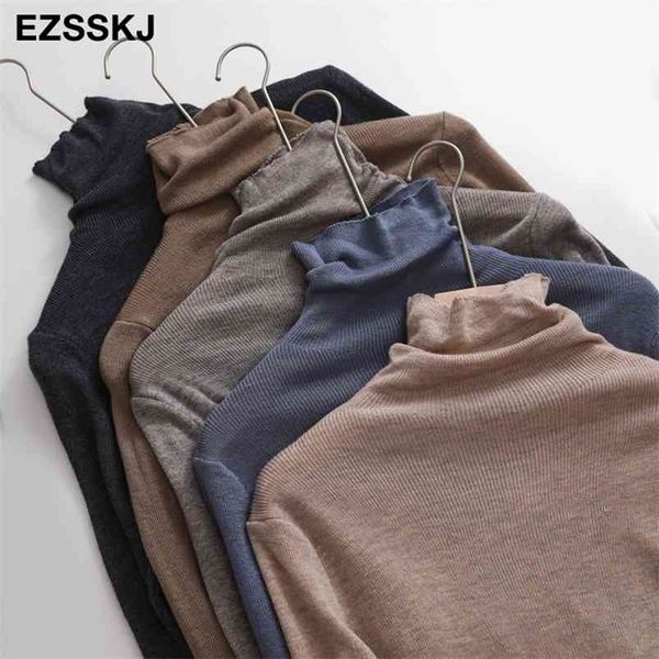 casual pile collar spring autumn basic slim cashmere sweater pullovers women knit jumper female casual turtleneck thin sweater 210805, White;black
casual pile collar spring autumn basic slim cashmere sweater pullovers women knit jumper female casual turtleneck thin sweater 210805, White;black