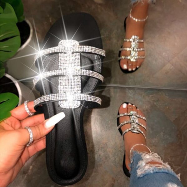 70% off outlet store new summer women crystal slippers glitter flat soft bling female candy color flip flops outdoor ladies slides beach sho, Black
70% off outlet store new summer women crystal slippers glitter flat soft bling female candy color flip flops outdoor ladies slides beach sho, Black