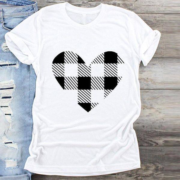 women plaid love heart holiday happy time merry christmas print clothes graphic t shirt ladies female tshirts tee t-shirt, White
women plaid love heart holiday happy time merry christmas print clothes graphic t shirt ladies female tshirts tee t-shirt, White