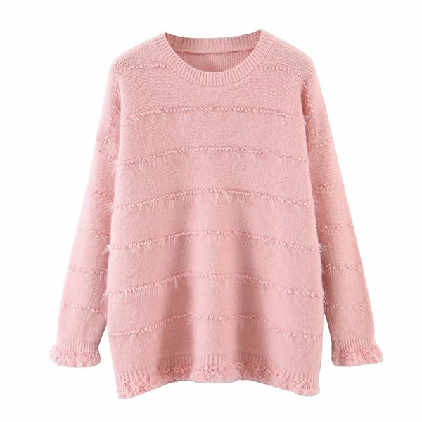 2021 new arrival autumn winter women sweaters solid pullovers warm long sleeve o-neck vintage lady sweater 1qbl, Black;white 
2021 new arrival autumn winter women sweaters solid pullovers warm long sleeve o-neck vintage lady sweater 1qbl, Black;white