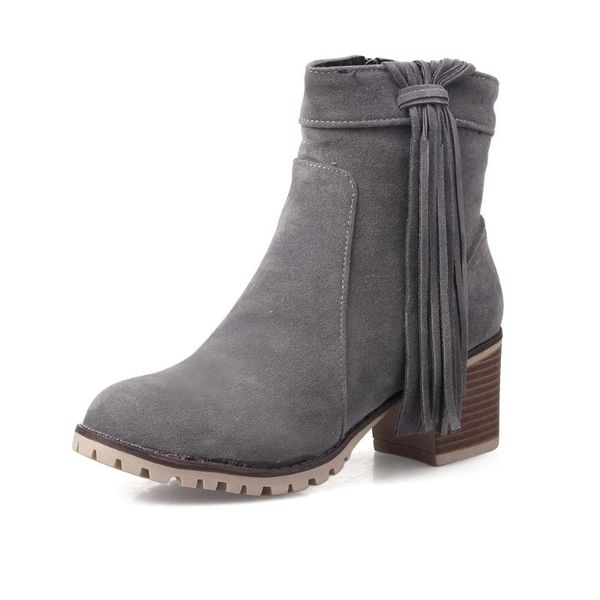 boots mkkhou short women 2021 super long tassel thick heel side zipper frosted medium large size 35-43, Black
boots mkkhou short women 2021 super long tassel thick heel side zipper frosted medium large size 35-43, Black