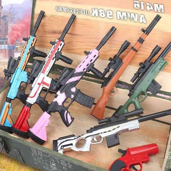 0135soft bullet toy model awm sniper gun 98k eat chicken with m416 assault rifle boys' suit
0135soft bullet toy model awm sniper gun 98k eat chicken with m416 assault rifle boys' suit