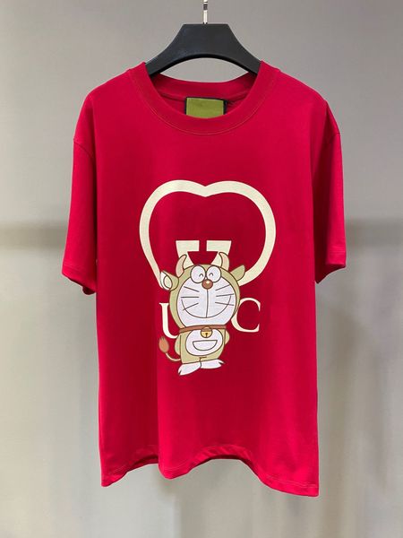 21ss women designer t shirts2021 new horn robot cat cartoon cute casual loose red t-shirt, White
21ss women designer t shirts2021 new horn robot cat cartoon cute casual loose red t-shirt, White