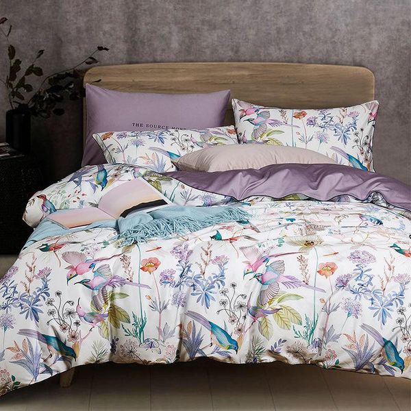 bedding sets american pastoral style 60slong staple cotton digital printing satin drill bed sheets quilt cover 4ps
bedding sets american pastoral style 60slong staple cotton digital printing satin drill bed sheets quilt cover 4ps
