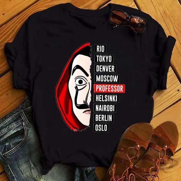 La Casa De Papel Black Men T Shirt And Women Money Heist Tees Series Short Sleeve House Of Paper Funny, White;black
La Casa De Papel Black Men T Shirt And Women Money Heist Tees Series Short Sleeve House Of Paper Funny, White;black