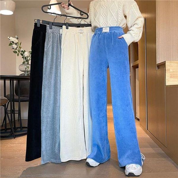 women's pants & capris women autumn korean fashion high-waist corduroy slit flared casual straight pant harajuku trend wild loose woman, Black;white
women's pants & capris women autumn korean fashion high-waist corduroy slit flared casual straight pant harajuku trend wild loose woman, Black;white