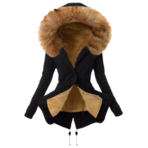 2021 new coat female hooded fur lining thickening cotton winter jacket womens faux outwear parkas for women 5xca, Black;brown
2021 new coat female hooded fur lining thickening cotton winter jacket womens faux outwear parkas for women 5xca, Black;brown