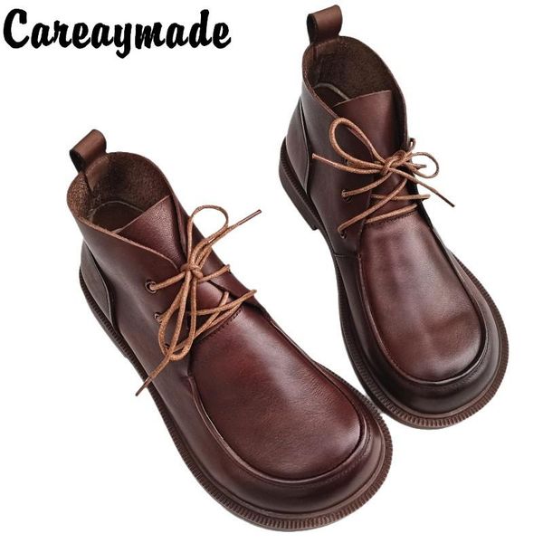 boots careaymade-women's ankle 100% genuine leather big head loose british shoes original handmade single motorcycle, Black
boots careaymade-women's ankle 100% genuine leather big head loose british shoes original handmade single motorcycle, Black