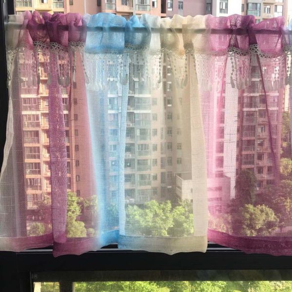 curtain & drapes simple pastoral style rod pocket short solid color half curtains for kitchen door drape small window panel tulle #40
curtain & drapes simple pastoral style rod pocket short solid color half curtains for kitchen door drape small window panel tulle #40