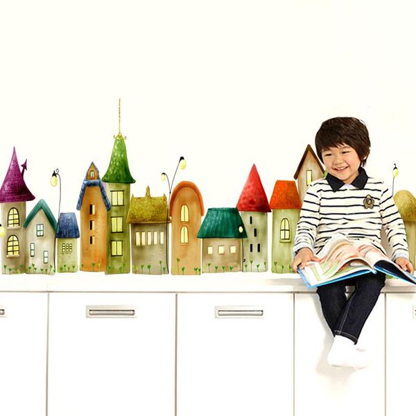 wall stickers colorful small town kids room bedroom nuresery decoration art home decor eco-friendly cartoon decals
wall stickers colorful small town kids room bedroom nuresery decoration art home decor eco-friendly cartoon decals