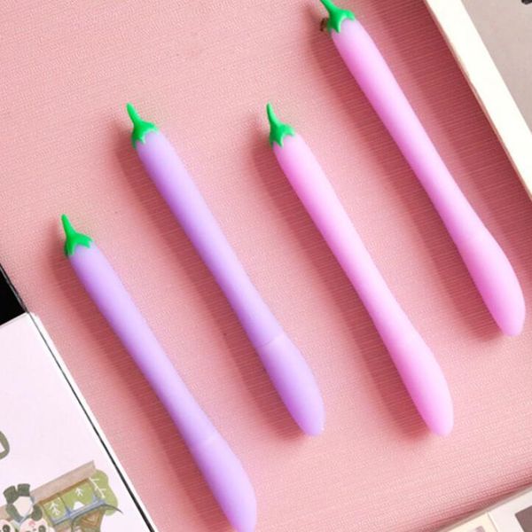 gel pens 1pc kawaii eggplant silicone pen stationery signature roller 0.5mm school kids supplies (-4051)
gel pens 1pc kawaii eggplant silicone pen stationery signature roller 0.5mm school kids supplies (-4051)