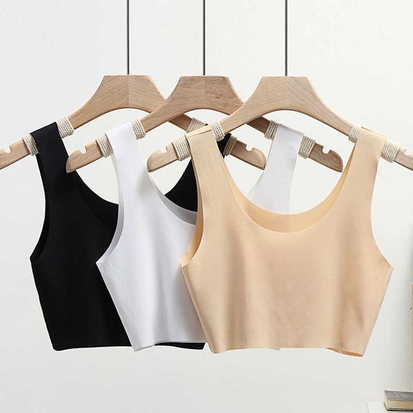 summer traceless versatile bottomed vest anti light sports suspender underwear women ice thin one piece wrapped chest, White
summer traceless versatile bottomed vest anti light sports suspender underwear women ice thin one piece wrapped chest, White