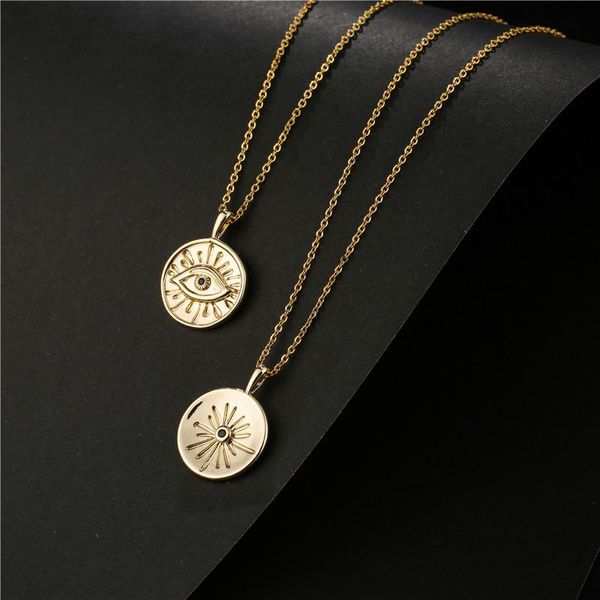 pendant necklaces ins style gold geometric sun evil eye necklace for women girl retro bohemian femme bijoux, Silver
pendant necklaces ins style gold geometric sun evil eye necklace for women girl retro bohemian femme bijoux, Silver