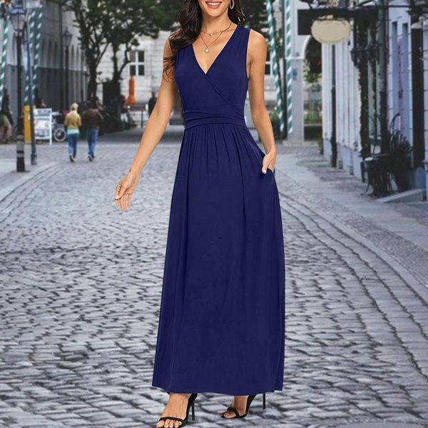party dresses fashion 2021 summer sleeveless v neck drawstring high waist a line dress knee length casual cotton tank shirt, White;black
party dresses fashion 2021 summer sleeveless v neck drawstring high waist a line dress knee length casual cotton tank shirt, White;black