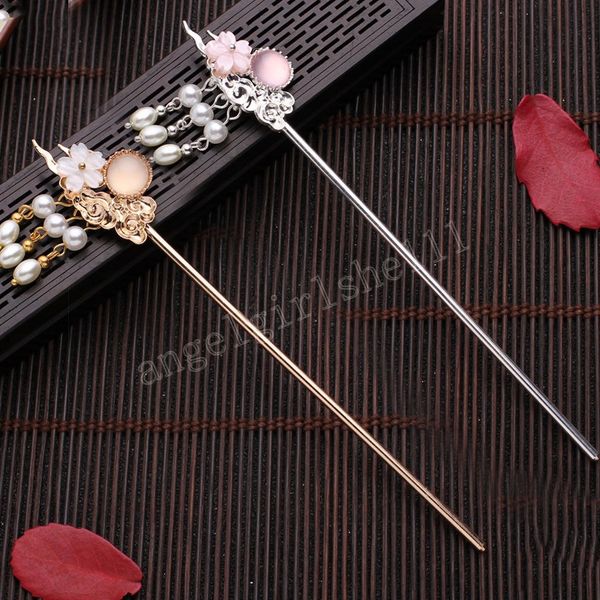 vintage chinese style hanfu hair stick tassels flower hairpins women pearls bead step shake hair clip hair jewelry, Slivery;white
vintage chinese style hanfu hair stick tassels flower hairpins women pearls bead step shake hair clip hair jewelry, Slivery;white