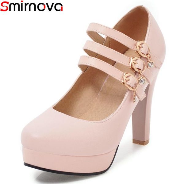 dress shoes smirnova large size 33-47 2021 spring summer fashion wedding thick high heels round toe platform women pumps, Black
dress shoes smirnova large size 33-47 2021 spring summer fashion wedding thick high heels round toe platform women pumps, Black