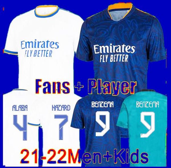 real madrid jerseys 21 22 soccer football shirt camavinga alaba hazard benzema asensio modric marcelo valverde camiseta men + kids kit, Black;yellow
real madrid jerseys 21 22 soccer football shirt camavinga alaba hazard benzema asensio modric marcelo valverde camiseta men + kids kit, Black;yellow