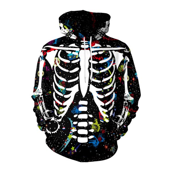lovers hoodie long sleeve rib bones pattern high definition printing leisure fashion spring and autumn trend, Black
lovers hoodie long sleeve rib bones pattern high definition printing leisure fashion spring and autumn trend, Black