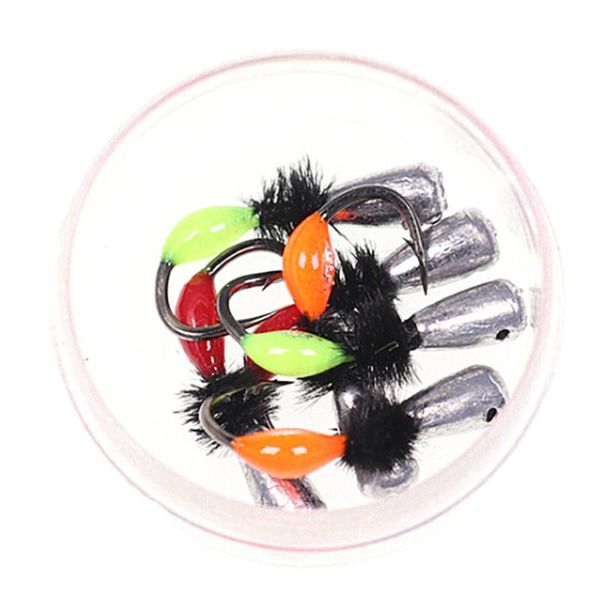 6pcs copper bead head nymph flies trout fishing bait #10 single metal barbed hook tool shape copper lure
6pcs copper bead head nymph flies trout fishing bait #10 single metal barbed hook tool shape copper lure