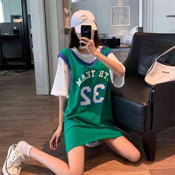 letter print fake two-piece ball suit loose and versatile student short sleeve t-shirt, Gray
letter print fake two-piece ball suit loose and versatile student short sleeve t-shirt, Gray