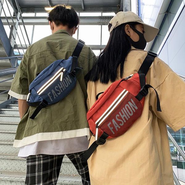 waist bags fashion reflective shoulder bag hip hop purse men women oxford messenger over chest pack sports
waist bags fashion reflective shoulder bag hip hop purse men women oxford messenger over chest pack sports