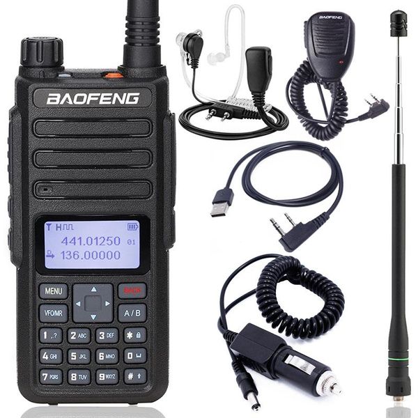 walkie talkie baofeng dm-860 digital dual time slot tier 1&2 ii dmr digital/analog dm-1801 ham protable two way radio
walkie talkie baofeng dm-860 digital dual time slot tier 1&2 ii dmr digital/analog dm-1801 ham protable two way radio
