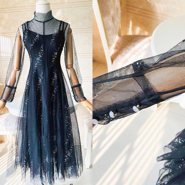 casual dresses sequin plus size sister graduation long beach maxi lady women summer dress party 2 pieces set, Black;gray
casual dresses sequin plus size sister graduation long beach maxi lady women summer dress party 2 pieces set, Black;gray