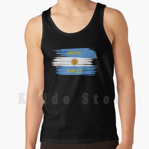 men' tank gracias marcelo vest 100% cotton bielsa argentina mot elland road soccer, White;black
men' tank gracias marcelo vest 100% cotton bielsa argentina mot elland road soccer, White;black