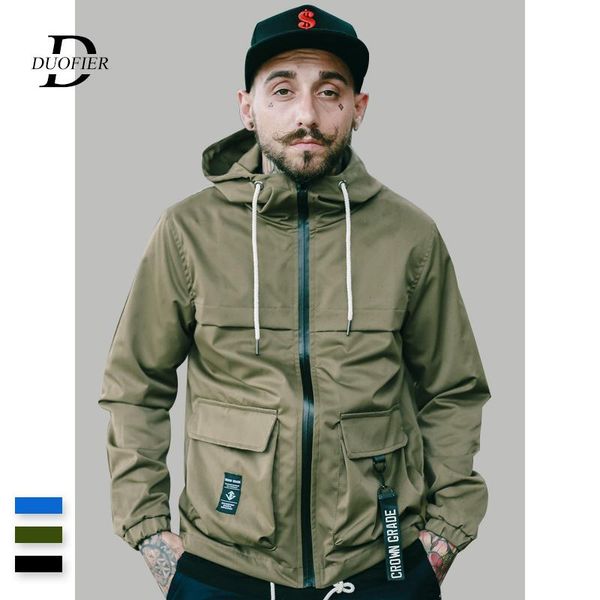 men's jackets trend mens bomber casual solid hip hop street hooded coats autumn male loose windbreaker pilot jacket multi-pocket, Black;brown
men's jackets trend mens bomber casual solid hip hop street hooded coats autumn male loose windbreaker pilot jacket multi-pocket, Black;brown