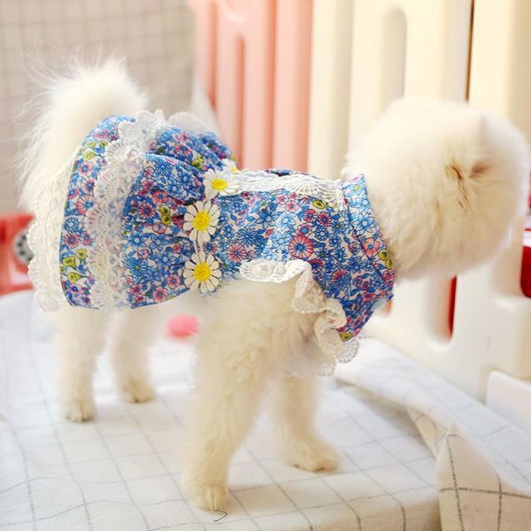 dog apparel princess pet dresses spring summer cotton litte floral clohtes for small dogs chihuahua teddy elegant lace party cat skirts
dog apparel princess pet dresses spring summer cotton litte floral clohtes for small dogs chihuahua teddy elegant lace party cat skirts