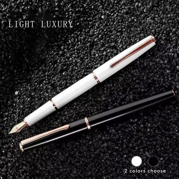 hongdian fountain pen metal ink pen ef/f nib converter filler golden clip business office school supplies writing pens
hongdian fountain pen metal ink pen ef/f nib converter filler golden clip business office school supplies writing pens