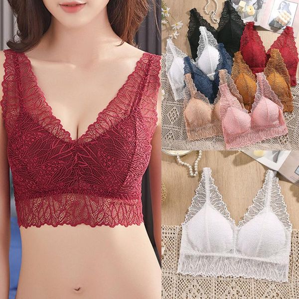 bustiers & corsets lace bra women push up lingerie wireless bralette tube beauty back underwear femme crop tank 2021, Black;white
bustiers & corsets lace bra women push up lingerie wireless bralette tube beauty back underwear femme crop tank 2021, Black;white