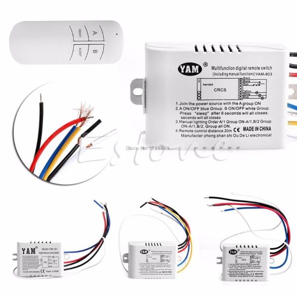 smart home control for wireless 1/2/3/ channel on/off lamp remote switch receiver transmitter promotion
smart home control for wireless 1/2/3/ channel on/off lamp remote switch receiver transmitter promotion