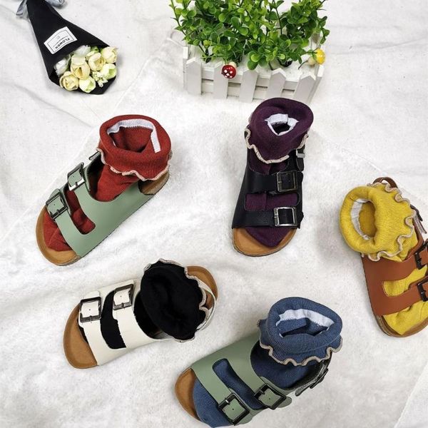 sandals cork kids synthetic suede girls shoes boys summer gladiatus child soft sole buckle strap 2021 cosy slipper, Black;red
sandals cork kids synthetic suede girls shoes boys summer gladiatus child soft sole buckle strap 2021 cosy slipper, Black;red