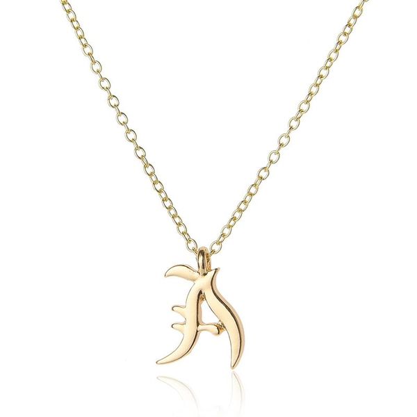pendant necklaces 10 cursive english letter a name sign personality chain necklace alphabet initial friend family gift jewelry, Silver
pendant necklaces 10 cursive english letter a name sign personality chain necklace alphabet initial friend family gift jewelry, Silver