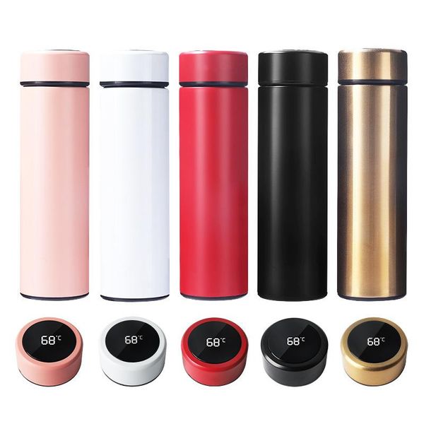 water bottles smart insulation cup bottle led digital temperature display stainless steel thermal mugs intelligent cups 500ml
water bottles smart insulation cup bottle led digital temperature display stainless steel thermal mugs intelligent cups 500ml