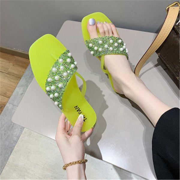 women 2021 summer flat bling slippers transparent soft jelly shoes female flip flops sandals outdoor beach ladies slides, Black
women 2021 summer flat bling slippers transparent soft jelly shoes female flip flops sandals outdoor beach ladies slides, Black