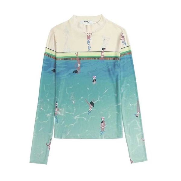women's sweaters good looking soft ice mh sunscreen printed color matching bottom shirt slim fit thin style with long sleeve t-shirt fo, White;black
women's sweaters good looking soft ice mh sunscreen printed color matching bottom shirt slim fit thin style with long sleeve t-shirt fo, White;black