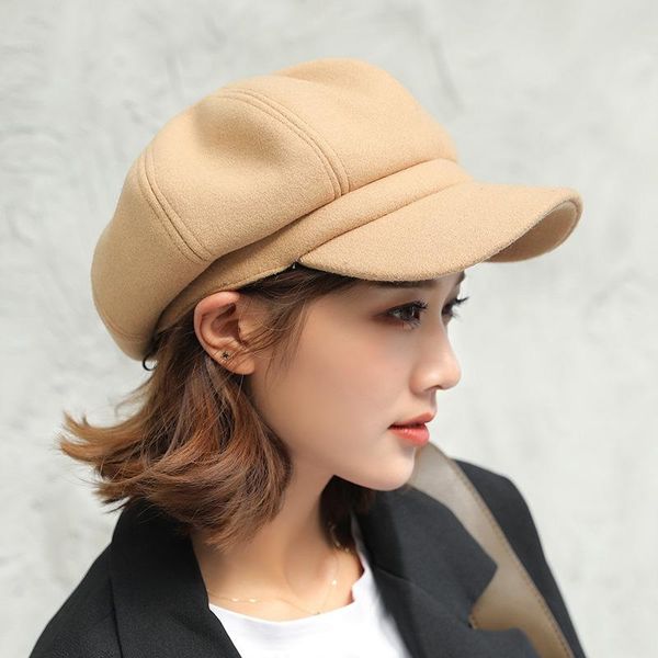 stingy brim hats winter cute sboy cap for artists vintage black beret women korean octagonal hat with short luxury woman felt, Blue;gray
stingy brim hats winter cute sboy cap for artists vintage black beret women korean octagonal hat with short luxury woman felt, Blue;gray