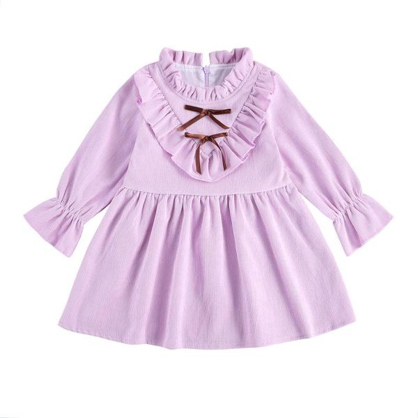 girl's dresses toddler kids baby fashion corduroy one-piece dress solid color lace falbala collar long sleeve bow for daily life, Red;yellow
girl's dresses toddler kids baby fashion corduroy one-piece dress solid color lace falbala collar long sleeve bow for daily life, Red;yellow