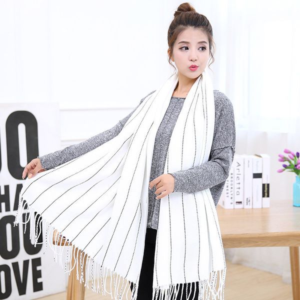2021 new fashion designer lady knitted autumn winter women scarf plaid warm scarves shawls neck dual-use bib warmth and wild long wwvz, Blue;gray
2021 new fashion designer lady knitted autumn winter women scarf plaid warm scarves shawls neck dual-use bib warmth and wild long wwvz, Blue;gray
