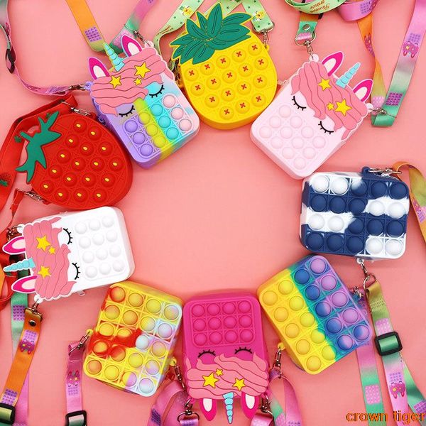 new fidget toys push bubbles its simple dimple rainbow unicorn coin purse bag ladies silicone crossbody bag for women girls
new fidget toys push bubbles its simple dimple rainbow unicorn coin purse bag ladies silicone crossbody bag for women girls